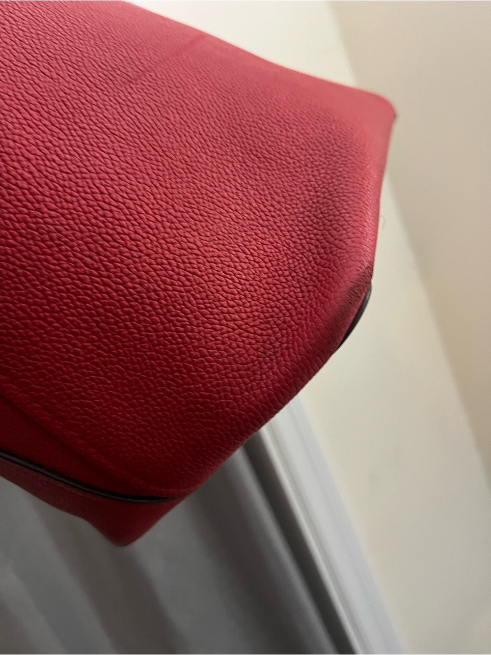 Kate Spade Red Pebbled Leather Tote - Picture 9 of 15